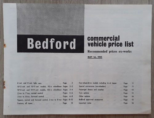 Bedford vans trucks buses - bedford,
