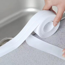Bath Kitchen Caulk Tape Sealant Strip PVC Self Adhesive Toilet Wall Sealing Tape