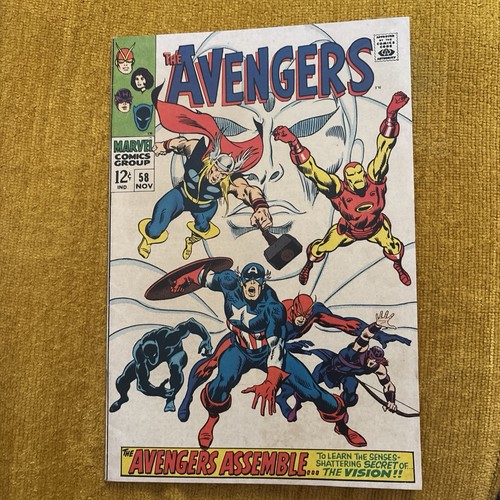Marvel comics the - avengers, #58
