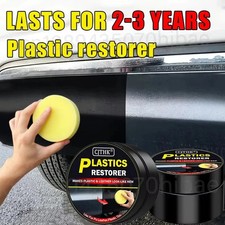 Car Plastic Restorer Back To Black Gloss Plastic Renovator Longlasting Coating