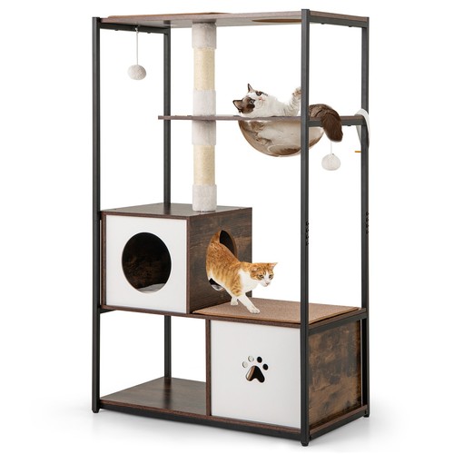 Costway 131cm tall wooden - tall,