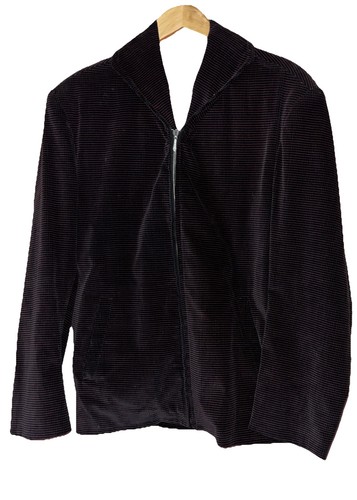 Vintage velvet jacket - jacket, bomber