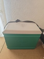 Vintage Gaz Buggy Cool Box Green & White 30L With Shoulder Strap 