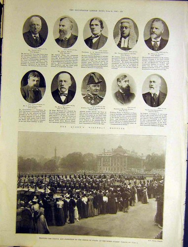 Old antique print portrait - old,