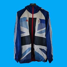 ADIDAS TEAM GB2012STELLA McCARTNEY RAIN JACKET SIZE X-LARGE Good  CONDITION 🎃