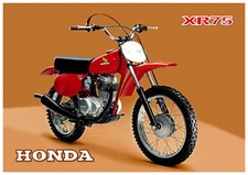 HONDA Poster Classic XR75