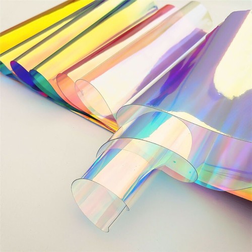 Transparent pvc iridescent - transparent,