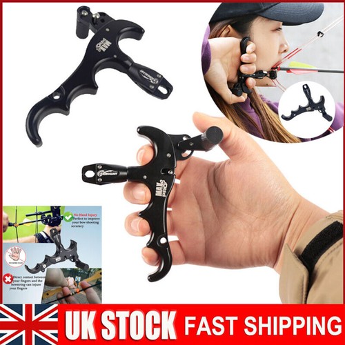 Archery fingers release aid - 4-fingers,
