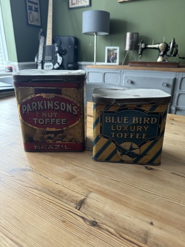 Vintage blue bird - toffee, &