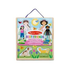 Best Friends Magnetic Dress-Up  Wooden Dolls Pretend Play Set - Melissa & Doug