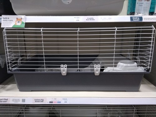 Guinea pig home with - guinea, bowl