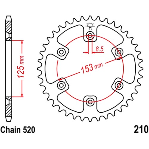 High quality sprockets - jt,