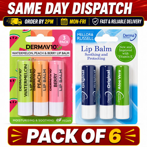 Lip balm for - 6x, chapped