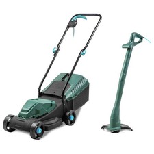 McGregor 31cm 1200W Electric Mower & 23cm 320W Grass Trimmer