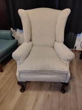 STUNNING ANTIQUE WINGCHAIR