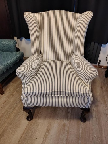 Stunning antique wingchair - stunning,