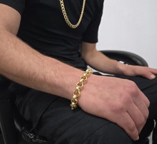 Mens 12mm Chunky Patterned