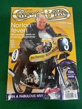 CLASSIC BIKE APR 2000 NORTON FEVER BSA A50 KRM RACER FLAT TRACK ROYAL ENFIELD