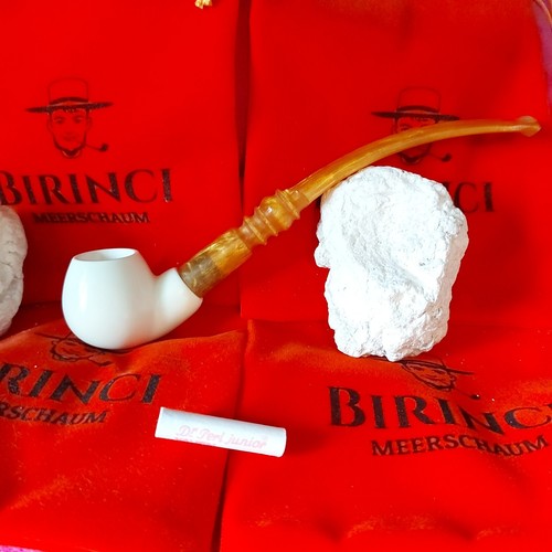 Block meerschaum pipe - block,