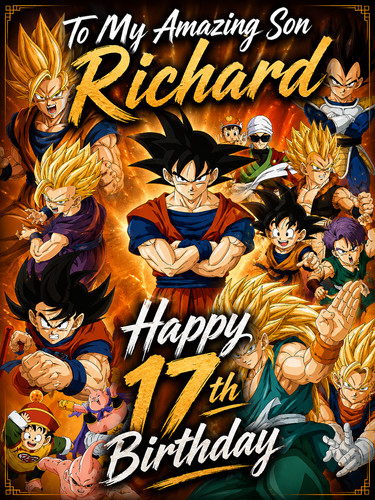 Personalised birthday card - card, –