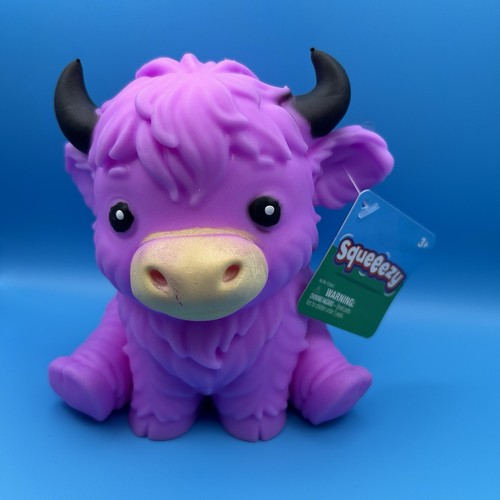 Squeeezy purple highland cow - highland,