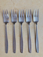 5 Satin Finish Elkington Boston Desert Forks