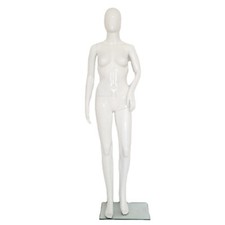 Realistic  Gloss White Full Body Female Mannequin 5.8ft  women mannequin