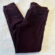 Blank NYC Women's Corduroy Skinny Jeans Plum Colored Size 29