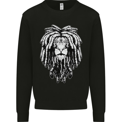 Rasta lion with - a,