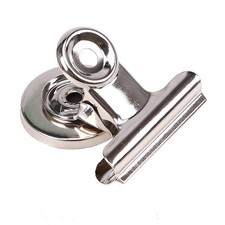 Shape Metal Peg Fridge Wall Memo Note Holder Magnetic Clips Message Clamp 5/10X