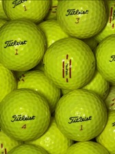 12 Yellow Titleist Trufeel