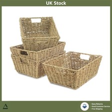 Stylish Woven Seagrass Storage