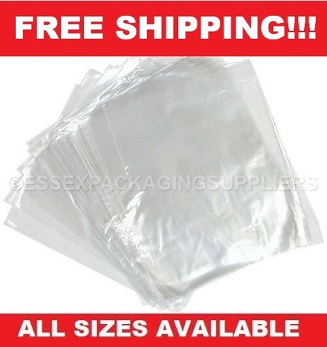 Clear polythene bags reusable - clear,