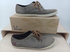 FRED PERRY  LOW SUEDE SHOES SIZE 7 Beige