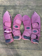 Mark Todd Burgundy Travel Boots Full