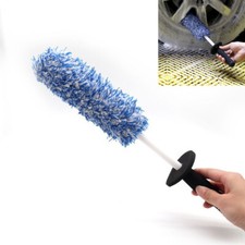 Car Wheel Cleaning Brush Tool Tire Washing Clean Alloy Soft Bristle Cleaner Tool