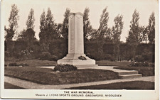 Greenford. The War Memorial