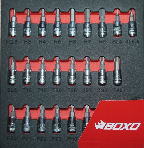 Boxo tools 25pc master - 1/4"dr,