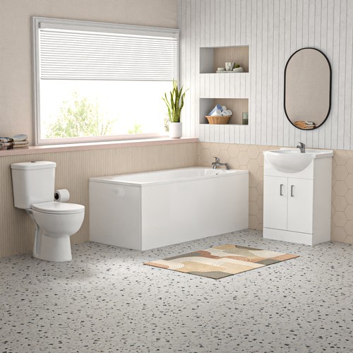 Nes home bathroom suite 1600mm - nes,