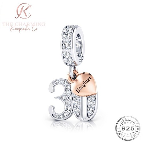30th birthday daughter charm - birthday,