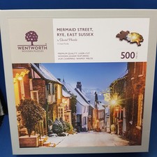 Wentworth Wooden Puzzle 500 Pieces Mermaid Street Rye East Sussex Jigsaw