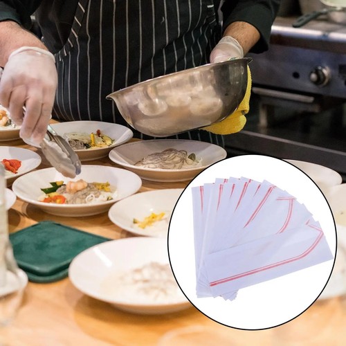 Pieces disposable chef hat - 40,