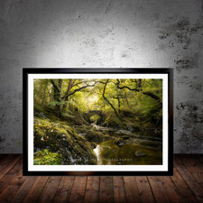 Autumn landscape photography print, Fine art print, Snowdonia autumn photo