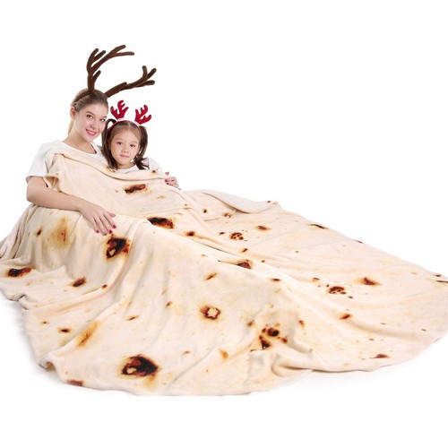 Burrito tortilla taco blanket - burrito,