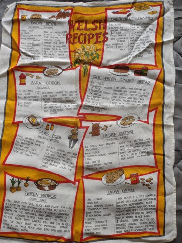 Vintage unused welsh recipe - vintage,