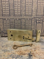 RARE CAST Brass rim lock