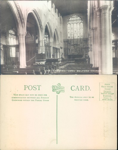 The chancel long melford - chancel,