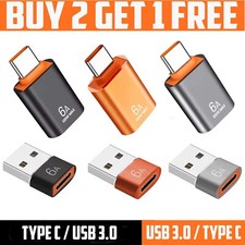 6A USB OTG Adapter USB 3.0 A Male To Type C Female Converter Fast Charger 120W
