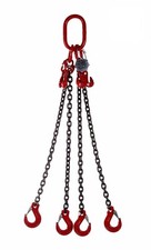 2mtr x 4 leg 8mm Lifting Chain Sling 4.25 tonne with Shortners