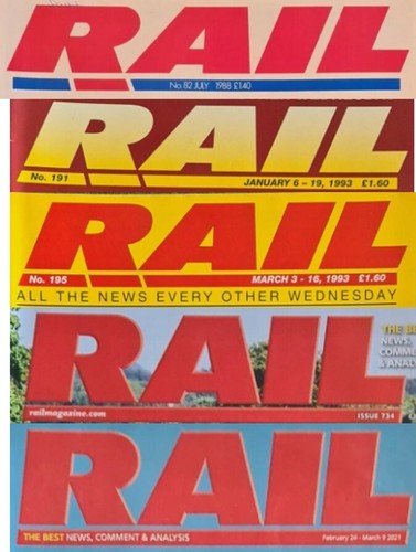 Rail magazine 1988 2021 - rail,